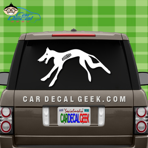 Zombie Dog Car Window Sticker