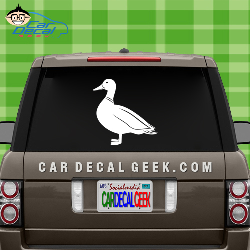 Duck Car Window Vinyl Decal