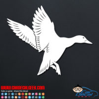 Flying Duck Decal