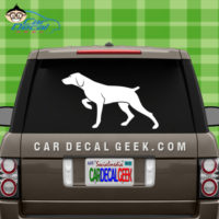 Pointer Dog Car Decal