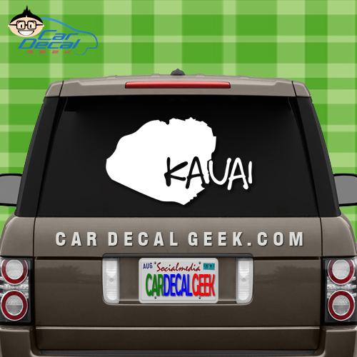 Kauai Island Garden Isle Hawaiian Waimea Kapaa Car Vinyl Decal Sticker 05074 