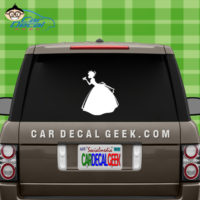 Princess Kissing Frog Car Window Decal