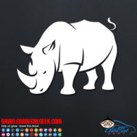 Rhinoceros Car Decal