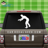 Zombie Guy Car Decal