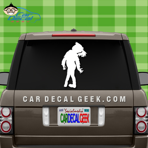 Zombie Girl Car Sticker