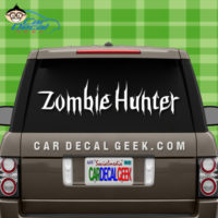Zombie Hunter Car Decal