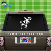 Moose Car Window Decal Sticker