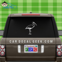 Egret Bird Car Window Decal Sticker