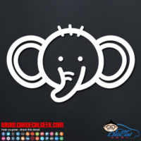 Cute Elephant Decal