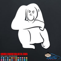 Orangutan Decal Sticker