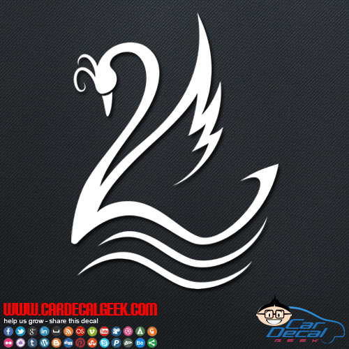 Swan Decal Swan Decal