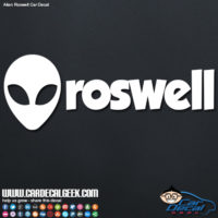 Roswell Alien Decal Sticker