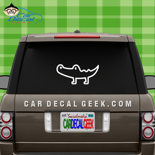 Cute Alligator Sticker Decal