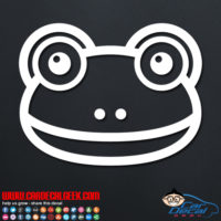 Cute Frog Decal Sticker