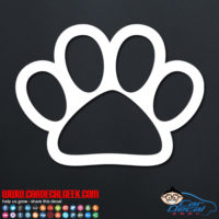 Dog Paw Decal