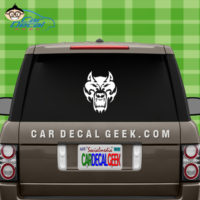 Tribal Wolf Car Window Sticker Decal