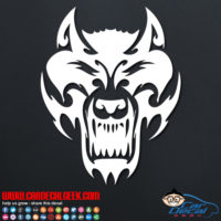 Tribal Wolf Decal