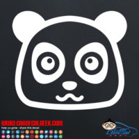 Cute Panda Decal Sticker