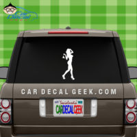 Hot Girl Car Window Decal Sticker