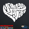 Make Love Not War Decal Sticker