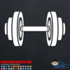 Dumbbell Muscle Decal