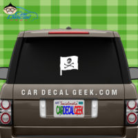 Pirate Flag Car Window Decal Sticker