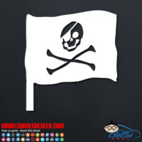 Pirate Flag Decal Sticker