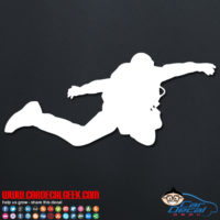 Free Fall Skydiver Decal Sticker