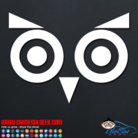 Sweet Owl Face Decal