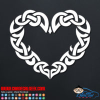 Cletic Heart Decal