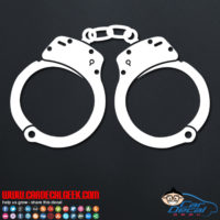 Handcuffs Decal Sticker