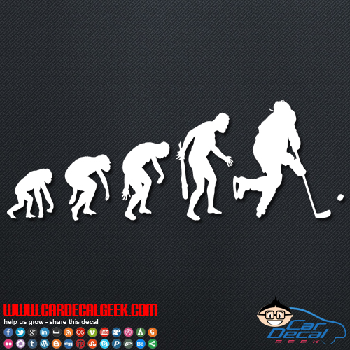 Hockey Evolution Decal