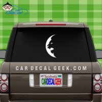 Lion Moon Car Window Decal Sticker