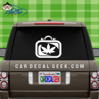 Medical Marijuana Case Decal Car Window Sticker