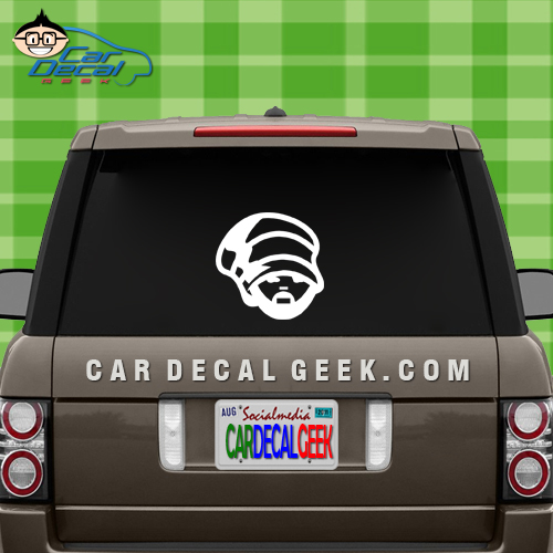 Rastafarian Guy Car Window Decal Sticker Rastafarian Guy Car Window Decal Sticker