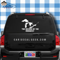 Great Lakes Oceans of the Midwest Decal Car Window Sticker