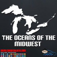 Great Lakes Oceans of the Midwest Decal Sticker