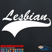 Lesbian Athletic Decal Sticker