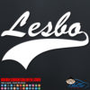 Lesbo Athletic Decal Sticker