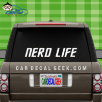 Nerd Life Star Trek Car Window Decal Sticker