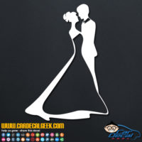 Bride and Groom Decal Sticker