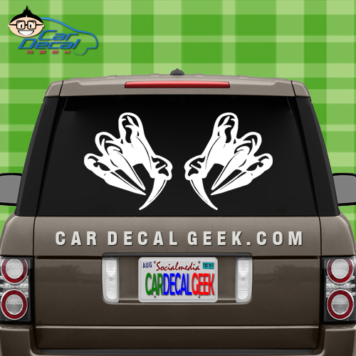 Claws Car Window Decal Sticker