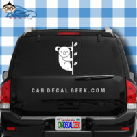 Cute Koala Bear Car Window Decal Sticker