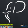 Cool Elephant Head Decal Sticker