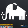 Cute Elephant Squirting Trunk Decal