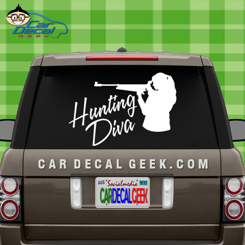 Hunting Diva Car Truck Decal Sticker