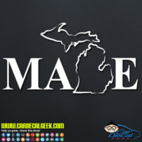 Michigan Made Decal Sticker