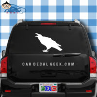 Raven Crow Car Truck Decal Stcker