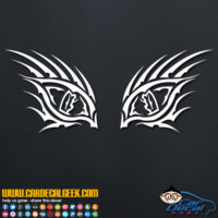 Tribal Tiger Eyes Decal Sticker