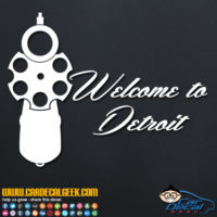 Welcome to Detroit Decal Sticker